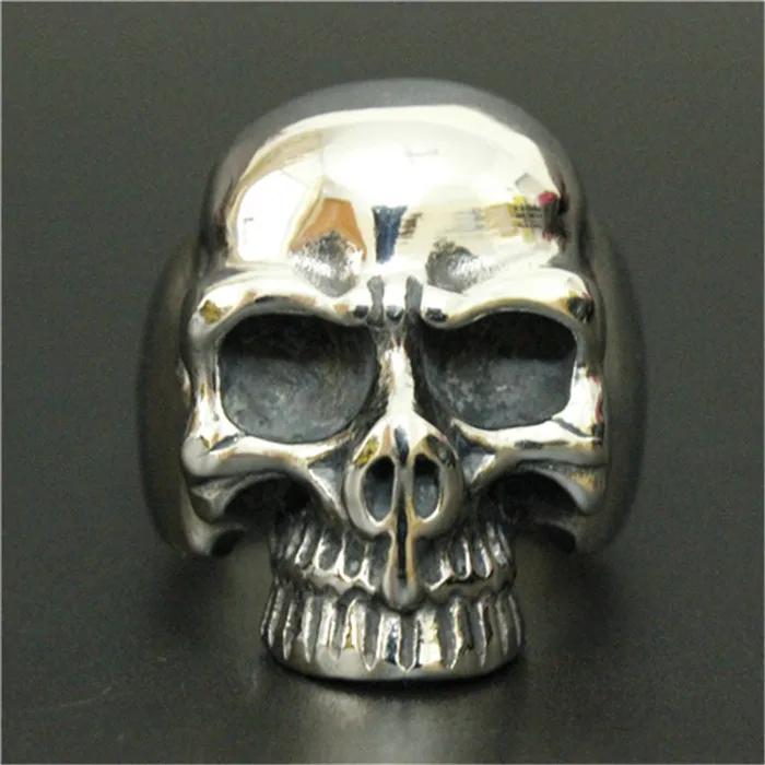 Новое поступление мужское кольцо с черепом из нержавеющей стали 316L 1 шт.|ring ring