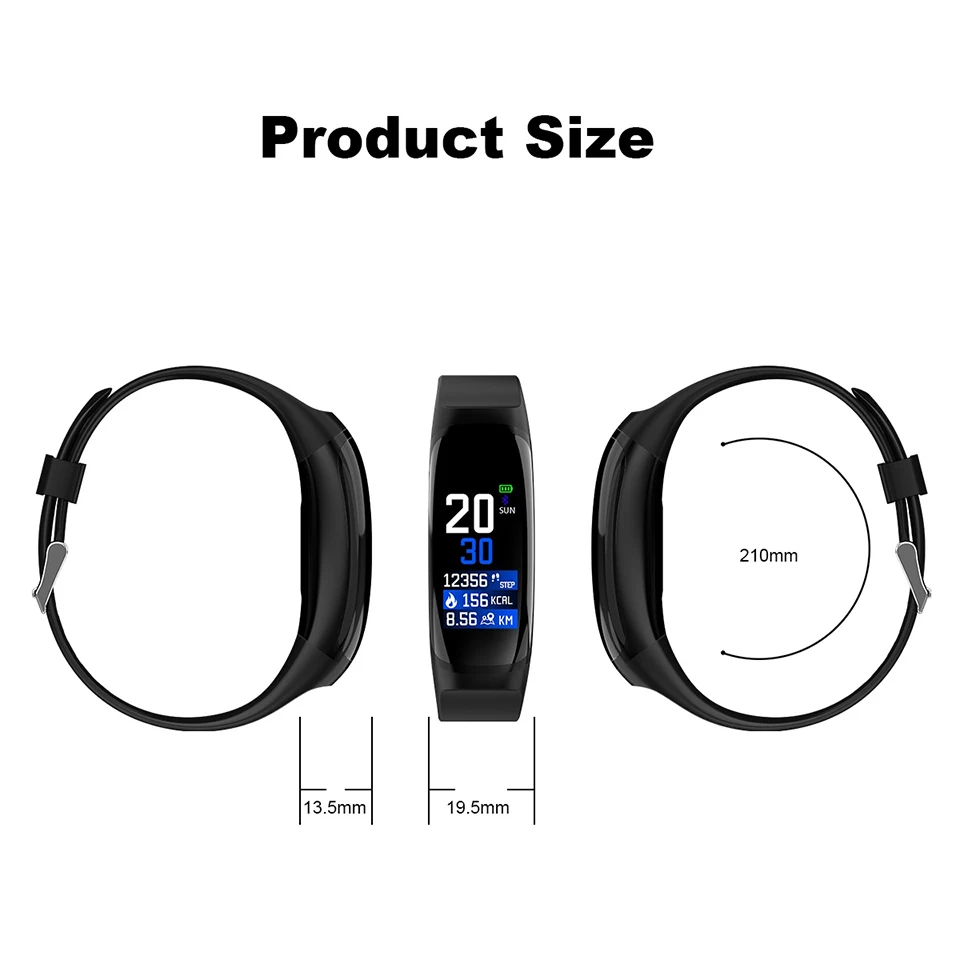 Смарт браслет MK04 с измерением пульса и давления монитор сна будильник Bluetooth