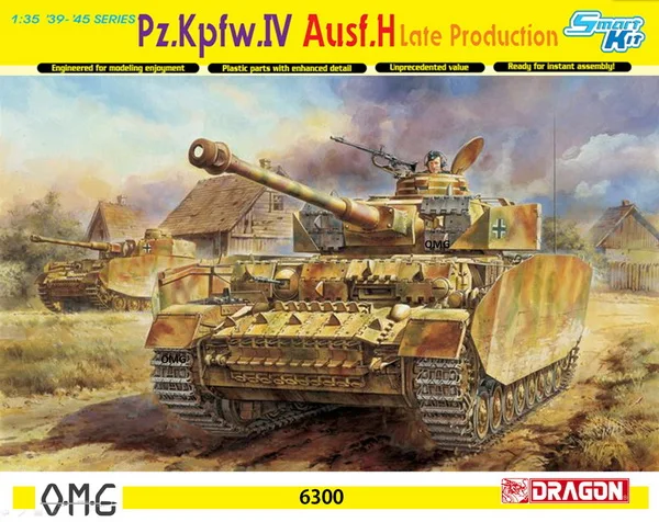 [Дракон] Dra 6300 1:35 Pz.Kpfw. Характеристическая вязкость полимера Ausf.H поздняя