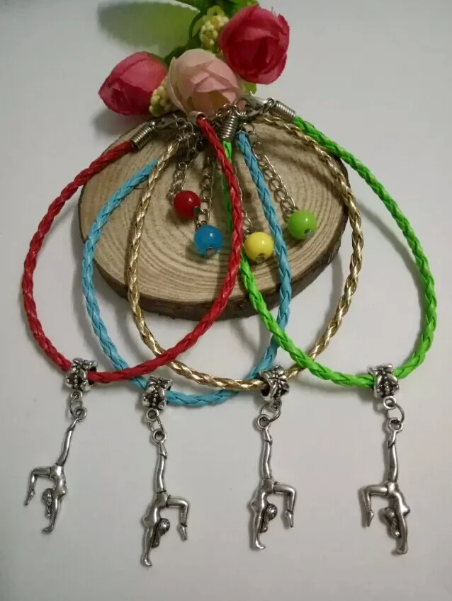 Многоцветный браслет из бисера ювелирные изделия винтажные женские гимнасты