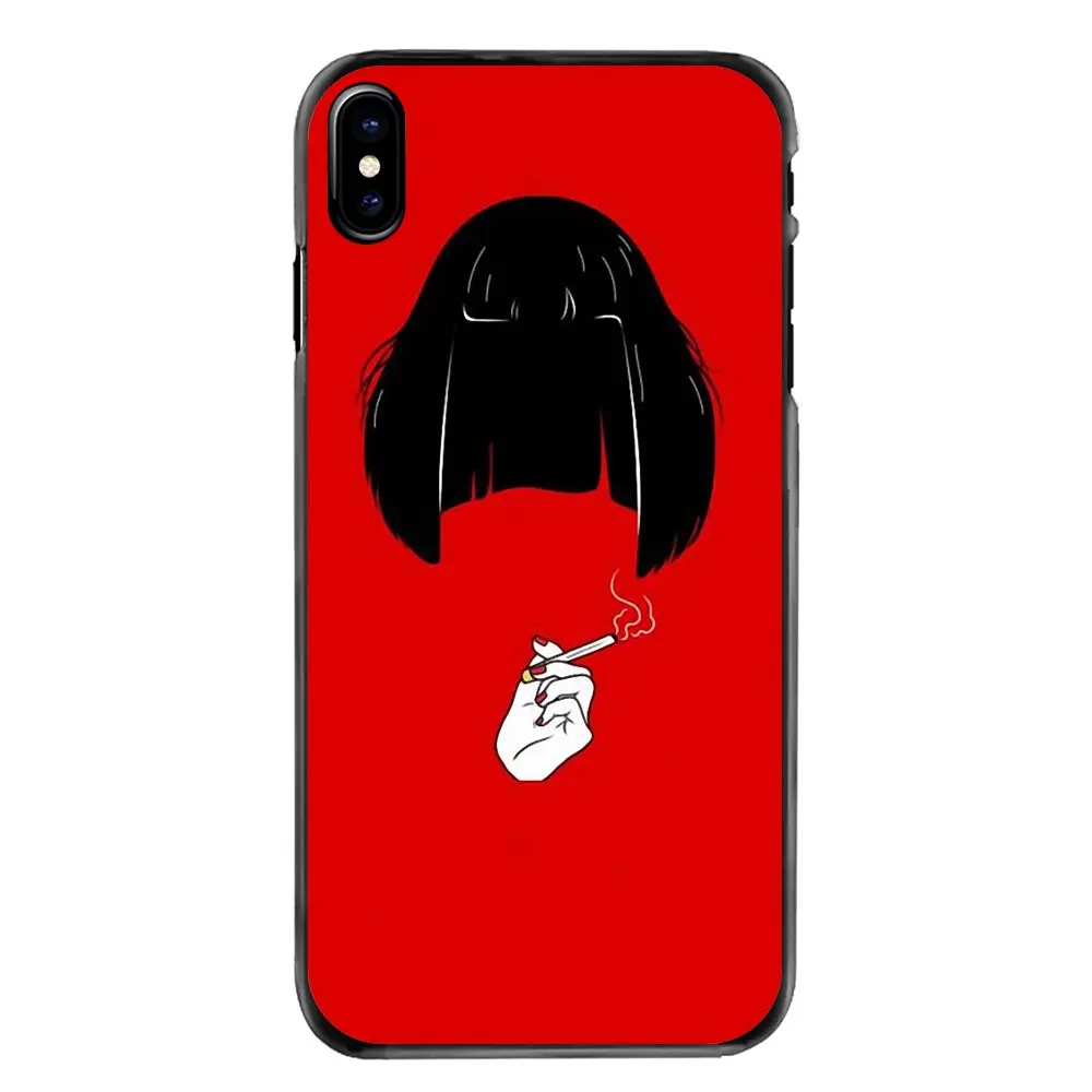 Mia wallace Pulp Fiction art Poster Accessories Skin Case For Samsung Galaxy Note 2 3 4 5 S2 S3 S4 S5 MINI S6 S7 edge S9 S8 Plus |
