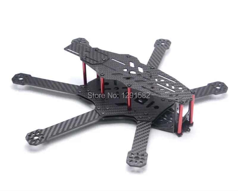 RD 290 RD290 290 мм Hexacopter рама 6 оси 3K углеродного волокна для FPV