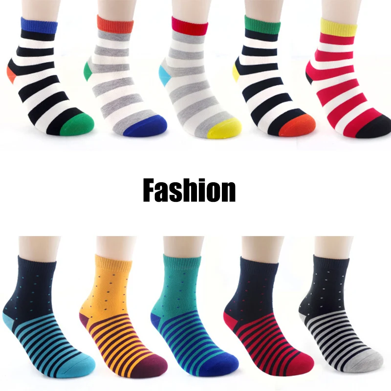 Носки мужские х/б в горошек 10 цветов | Мужская одежда