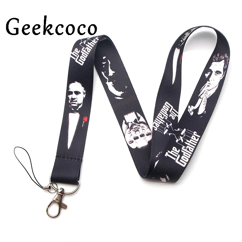The Godfather аксессуары для ключей отколов для мобильного телефона USB держатель удостоверения личности ключи ремни бирки шеи ремешок камеры J0244