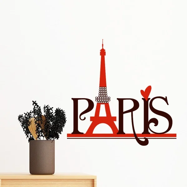 Эйфелева башня Париж Франция страна город культура съемный стикер на стену