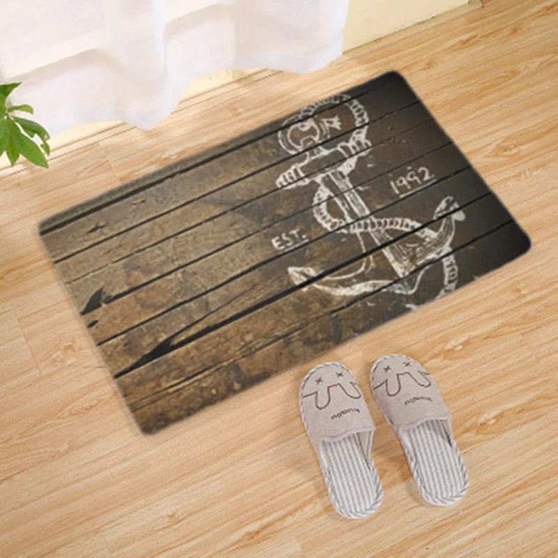 Новый якорь печатанный ковёр дома Придверные коврики для Гостиная Декор Спальня