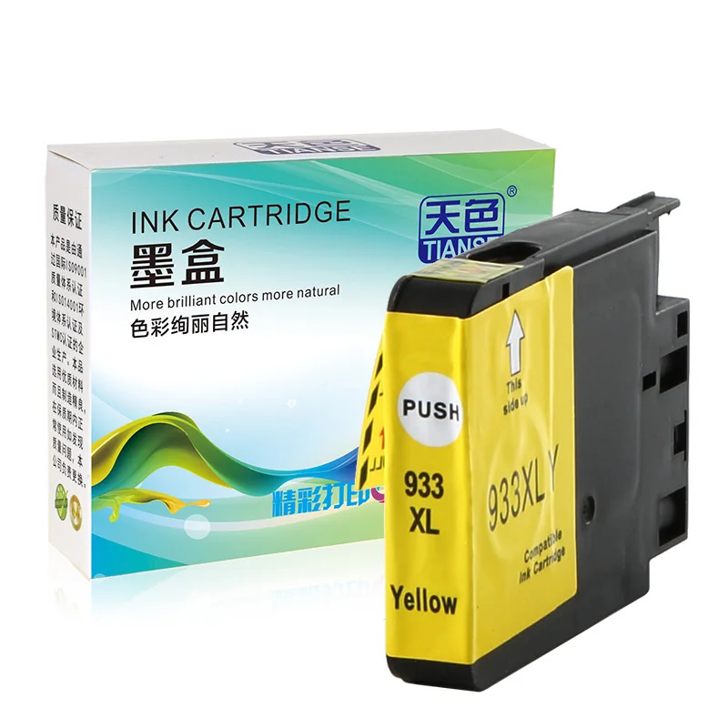 TIANSE 3pk переработанного чернильного картриджа для hp 932XL 933XL Officejet 6100 6600 6700 7110 7610 7612