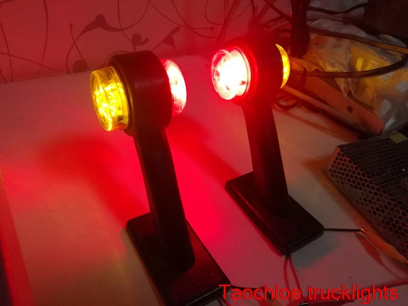 1 пара 2 ''10-30 V SAE EMARK трейлер грузовик светодиодный резиновый стебель светильник бар маркер светильник s Контурные лампы световой индикатор светильник s Внешний светильник