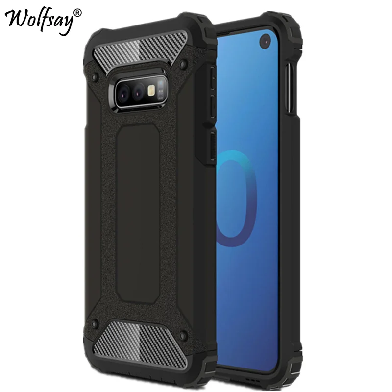 

Чехол-накладка для Samsung Galaxy S10E, с двойной защитой, 5,8 дюйма