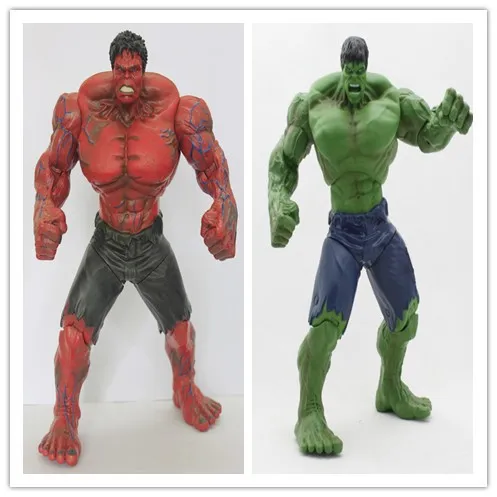 

[ Funny] 26cm The Movie Red/Green green man Action Figures toy Movable joints PVC Model Dolls Movable Anime Figure kids gift
