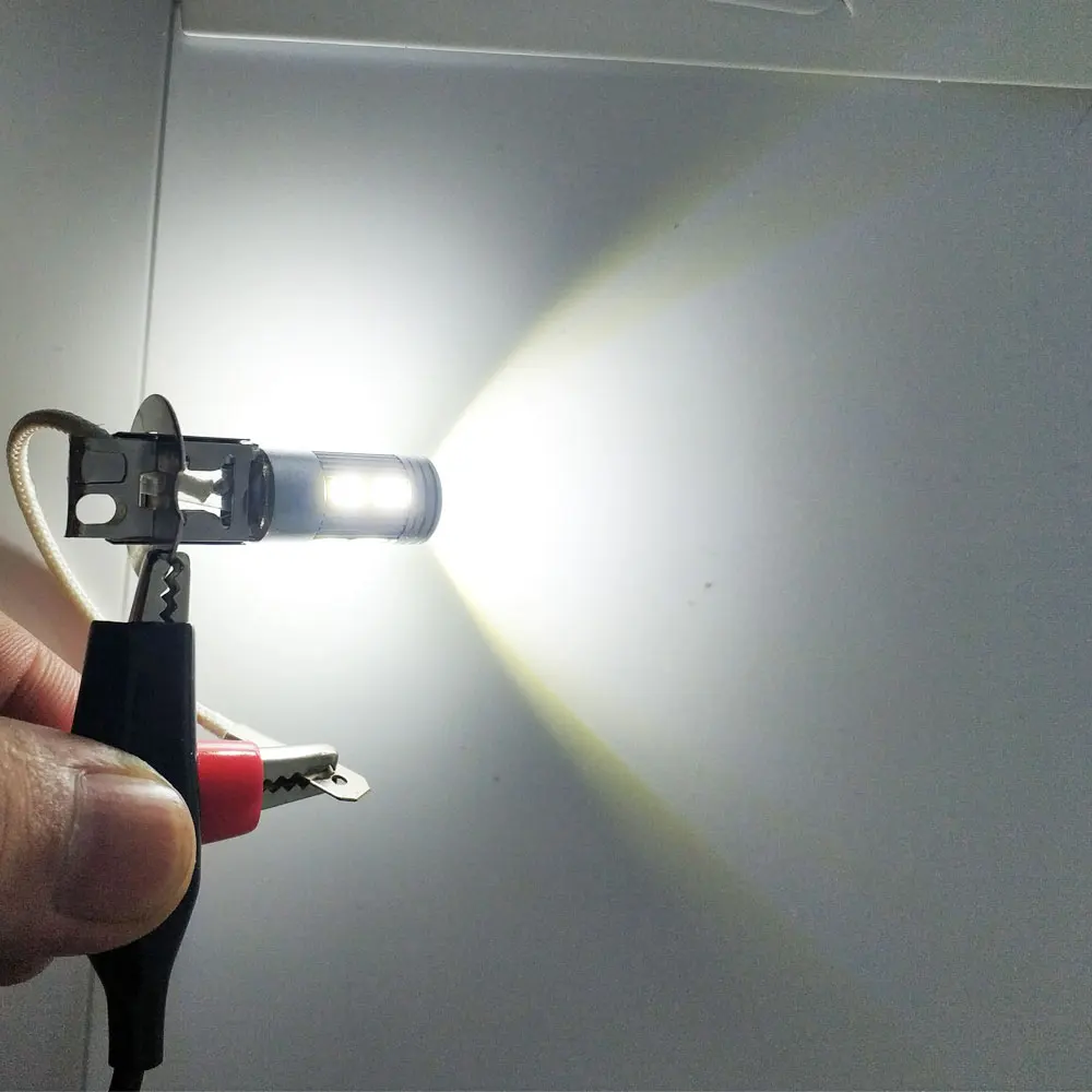 Светодиодный противотуманный светильник H3 1 шт. 12 В 10SMD 5730 супер-яркий белый 6000 К