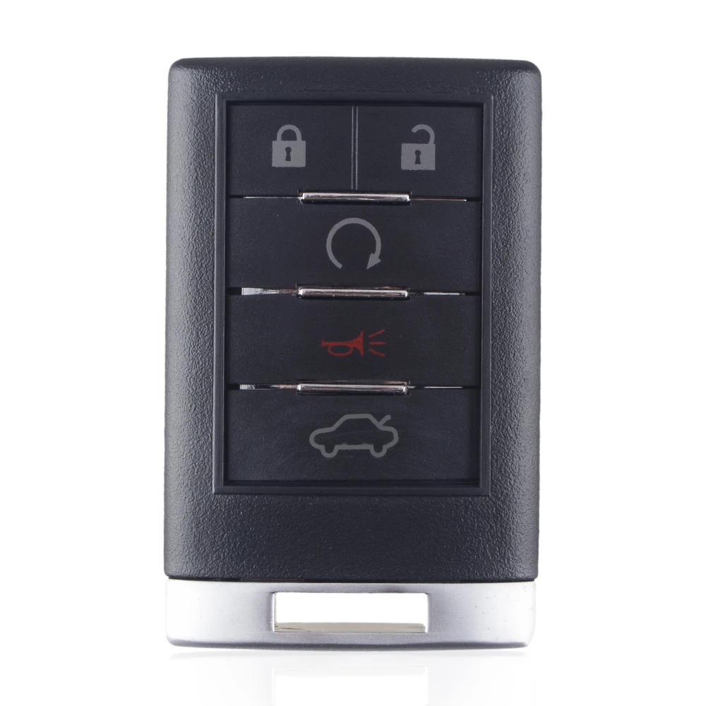 KEYYOU 5 кнопок запасной дистанционный ключ-брелок от машины подходит для Cadillac CTS