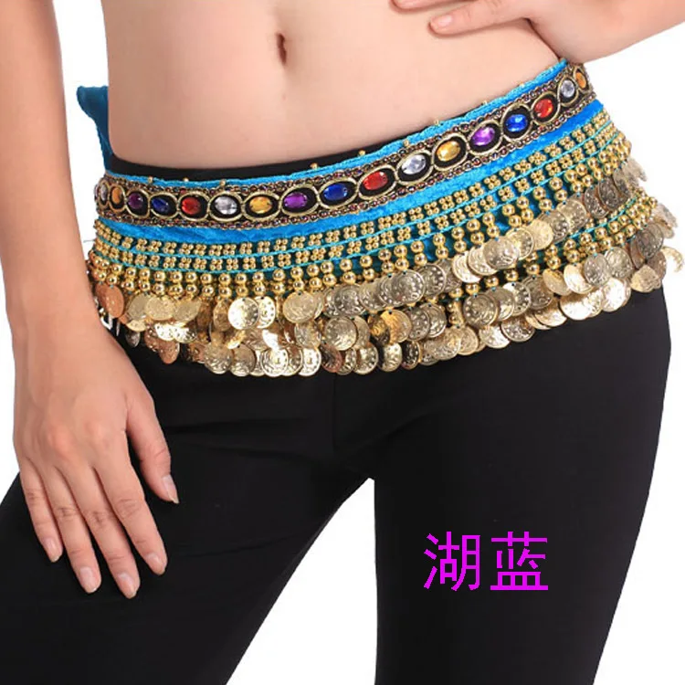 3 слойный пояс для танца живота набедренный платок одежда восточных танцев