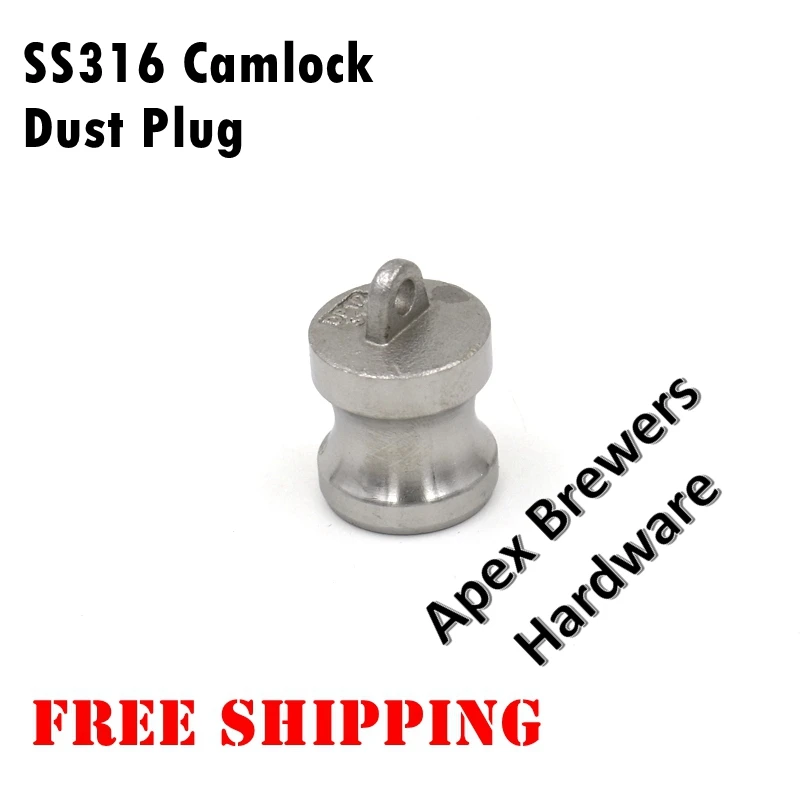 Заглушка от пыли Camlock QD-1/2 нержавеющая сталь 316 штуцер для домашнего пивоварения