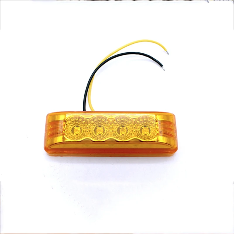 1 шт. 4 светодиода Боковой габаритный фонарь 24 В Автомобильный задний для