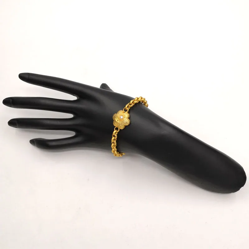 Дубай золотой браслет модный ювелирные изделия joyeria цирконий CZ ювелирное изделие
