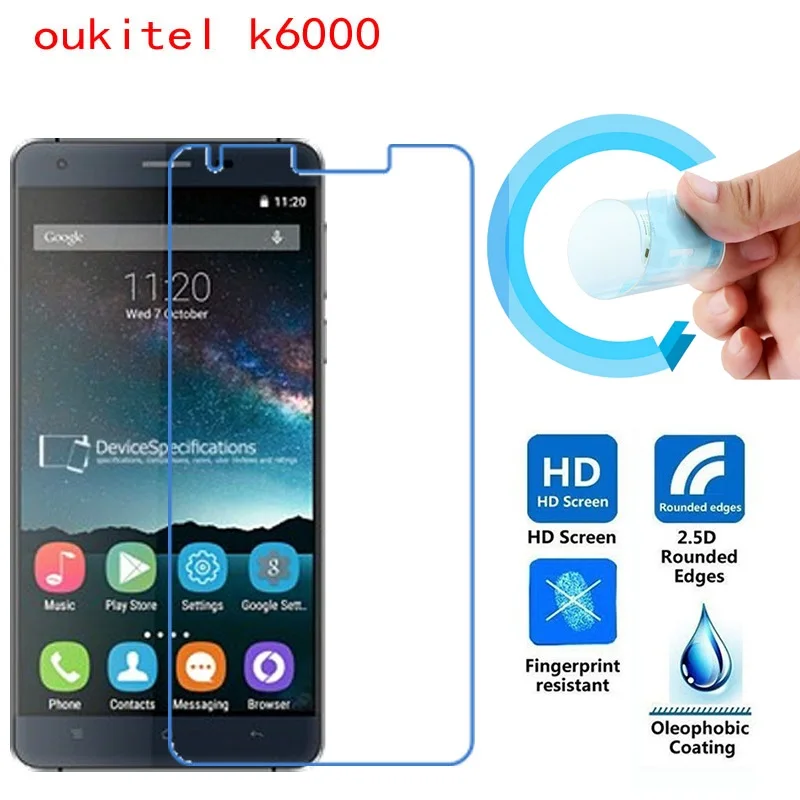 Oukitel K6000 Экран защитная пленка ультра тонкий HD Ясно Pet Мягкая Защитная для Pro