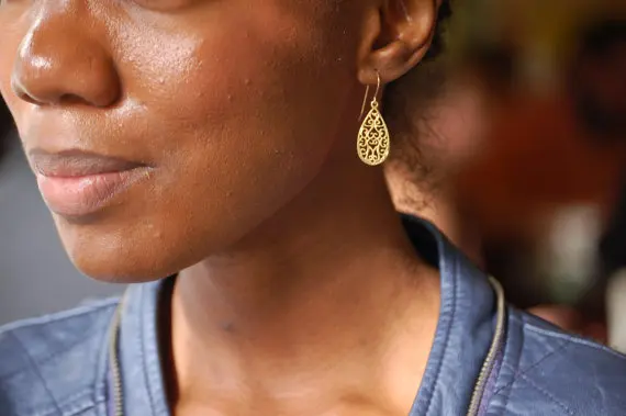 Лично Простые Модные Блестящие модные висячие серьги Senfai изящные Висячие из