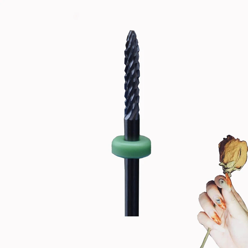 

Black Ceramic Nail Drill Bit - Under Nail Cleaner Bit -C