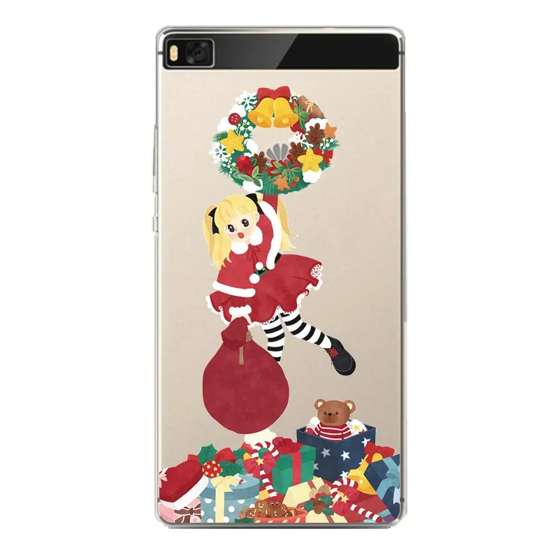 Мягкий прозрачный чехол из ТПУ с рисунком вишни для huawei P10plus P8 P9lite honor 3c 4c 6a 7 8 9 5c