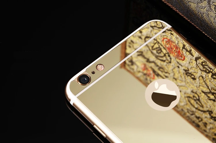2 шт./партия передняя+ задняя крышка для iPhone 7, 8, 5, 5S, SE, 6, 6 Plus, 6s Plus, чехол, зеркальная Гальваническая Защитная пленка для экрана, закаленное стекло