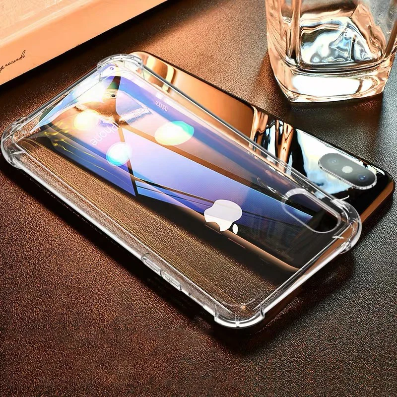 Прозрачный ударопрочный чехол с полной защитой для iPhone 7 PLus 11 Pro Max 8 XR Xs телефона 1 0