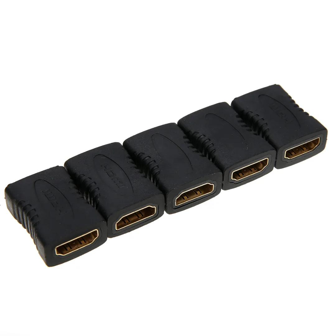 5 шт. HDMI Женский удлинитель Соединительный адаптер разъем F/F подходит для HDTV Mayitr