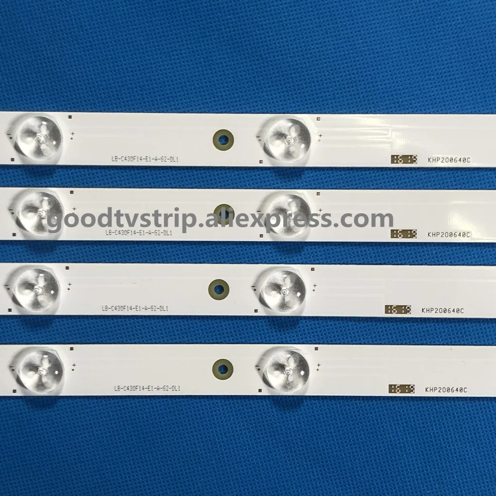 Светодиодный Подсветка полосы 10 лампы для Changhong 43 &quotТВ светодиодный 43D7200I SVJ430A07