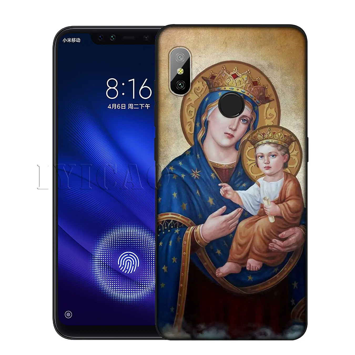 IYICAO мадонна церковь френки ангел бог клиент высокое качество мягкий чехол для