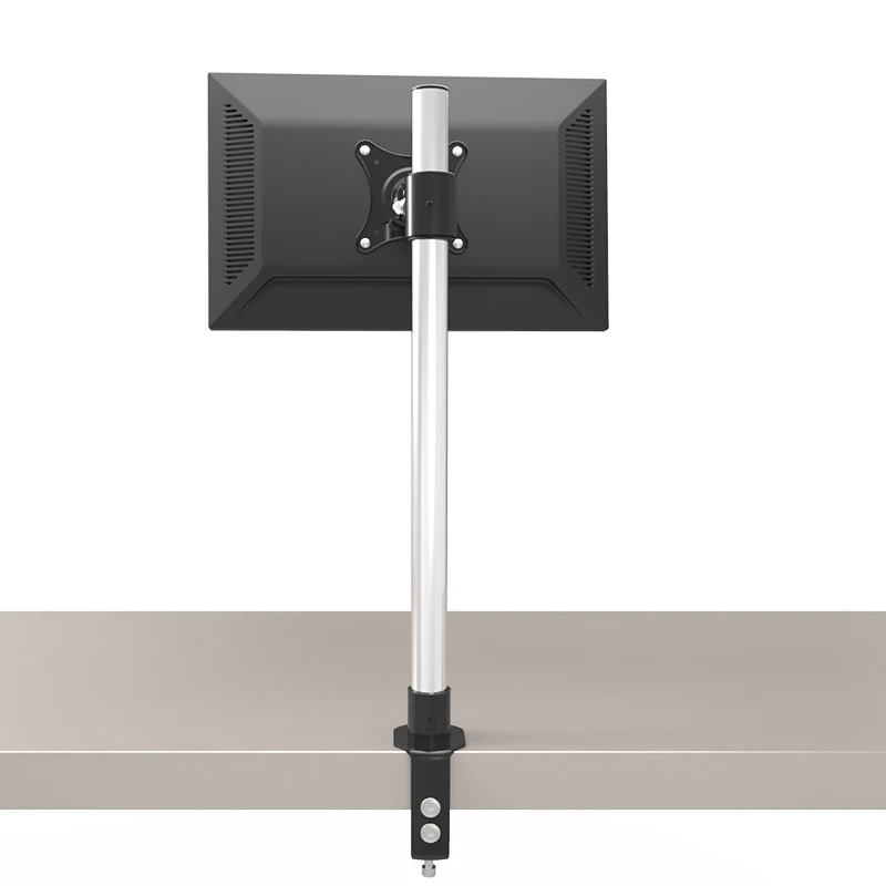 

13"-24" LCD Screen Desktop TV Mount Monitor Holder Stainless Steel Rotary Lifting Retractable Table Clamping Mount