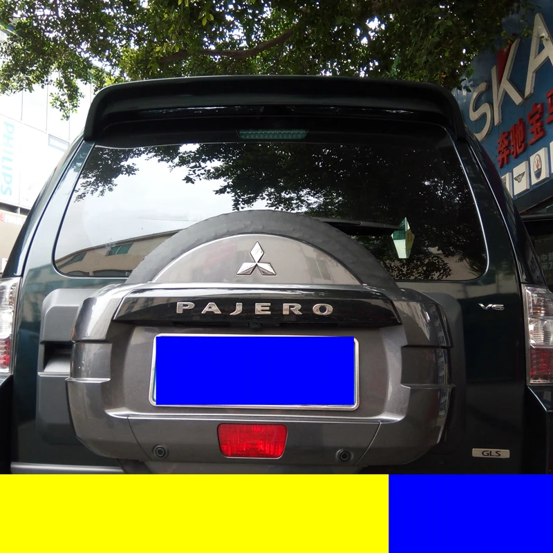 Для Mitsubishi PAJERO V73 спойлер 2006-2012 Высокое качество ABS Материал автомобильное заднее