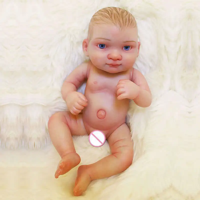 Мода ручной работы Reborn куклы мини девочка подарок 10 дюймов всего тела