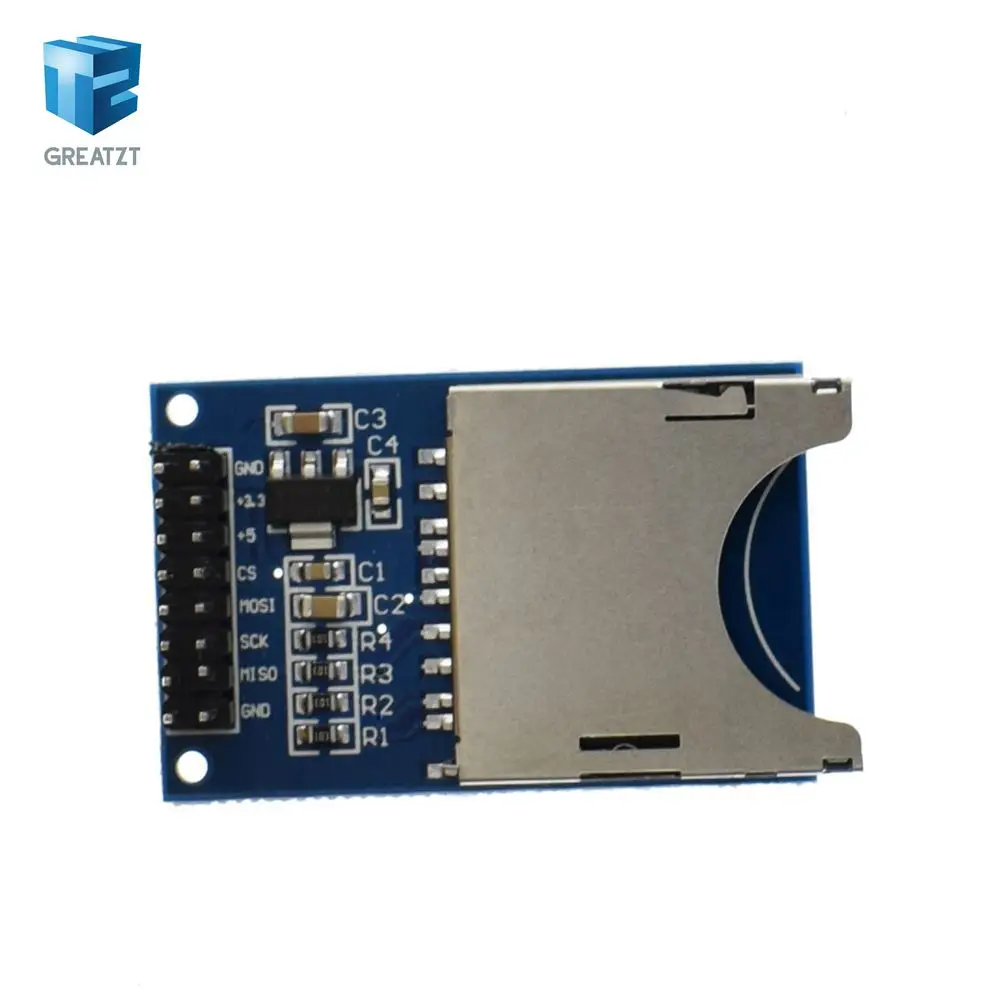 1 шт./лот чтения и записи модуль для Arduino модуль Слот для карты SD Гнездо Читатель ARM MCU