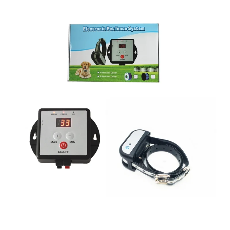 Electronic Pet Fence System Shock Collar Waterproof And Rechargeable Wired Dog Training | Дом и сад
