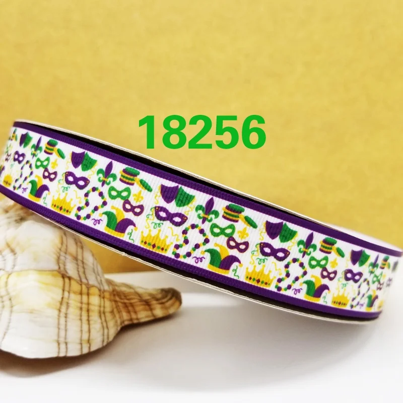 50 ярдов мультфильм напечатанный grosgrain ленты 18256 - Цвет: 18256