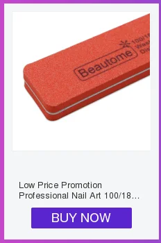 Beautome Nail art 2 боковые зеркала Профессиональный Пилочки для ногтей розовый 200/240 Сумки из натуральной кожи в форме полумесяца Пилочки для ногтей буфера шлифовальный моющийся для ухода за ногтями Маникюрный Инструмент