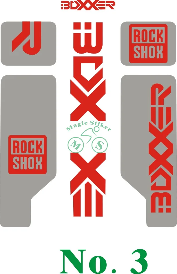Handmade Front Fork Decals Bicycle Stickers MTB Decorative | Спорт и развлечения