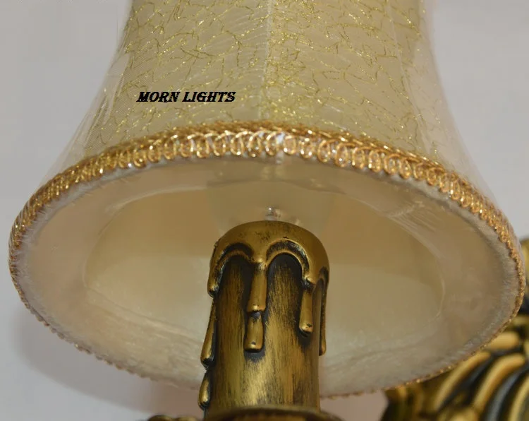 Бесплатная доставка античный бронзовый настенный светильник модный для спальни