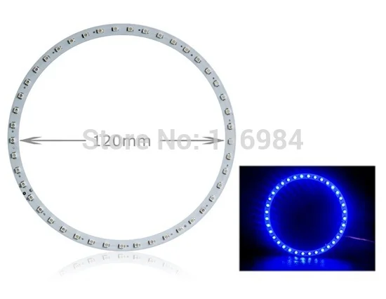 2 шт. x белый/синий/красный/зеленый/желтый 120 мм 3528 36 SMD Автомобильный светодиодный