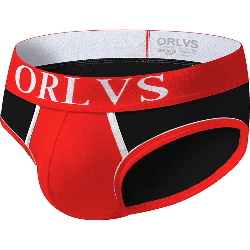 ORLVS 2019 мужские сексуальные трусы брифы из хлопка нижнее белье cueca бикини cuecas OR07| |