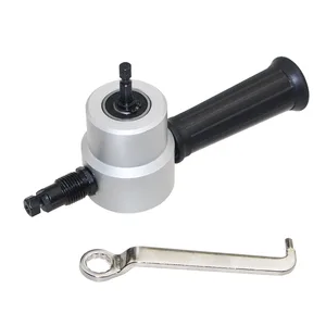 360 градусов вращающийся металлический режущий инструмент с двойной головкой для листового ниблера резак для пилы приспособление для сверления Бесплатный режущий инструмент Ниблер для листового металла