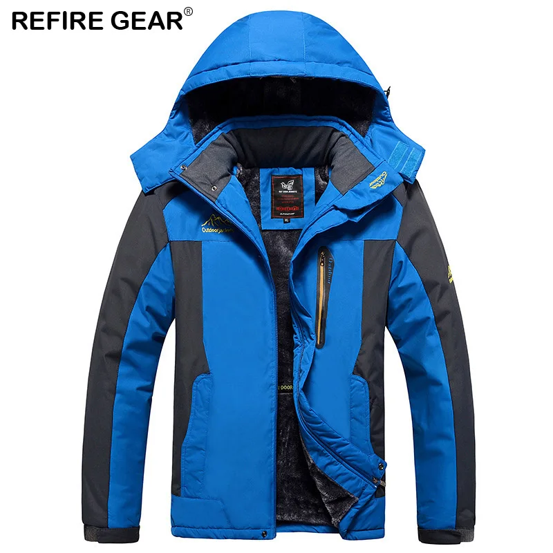 Refire Gear зимние уличные спортивные толстые флисовые теплые куртки Мужские дышащие