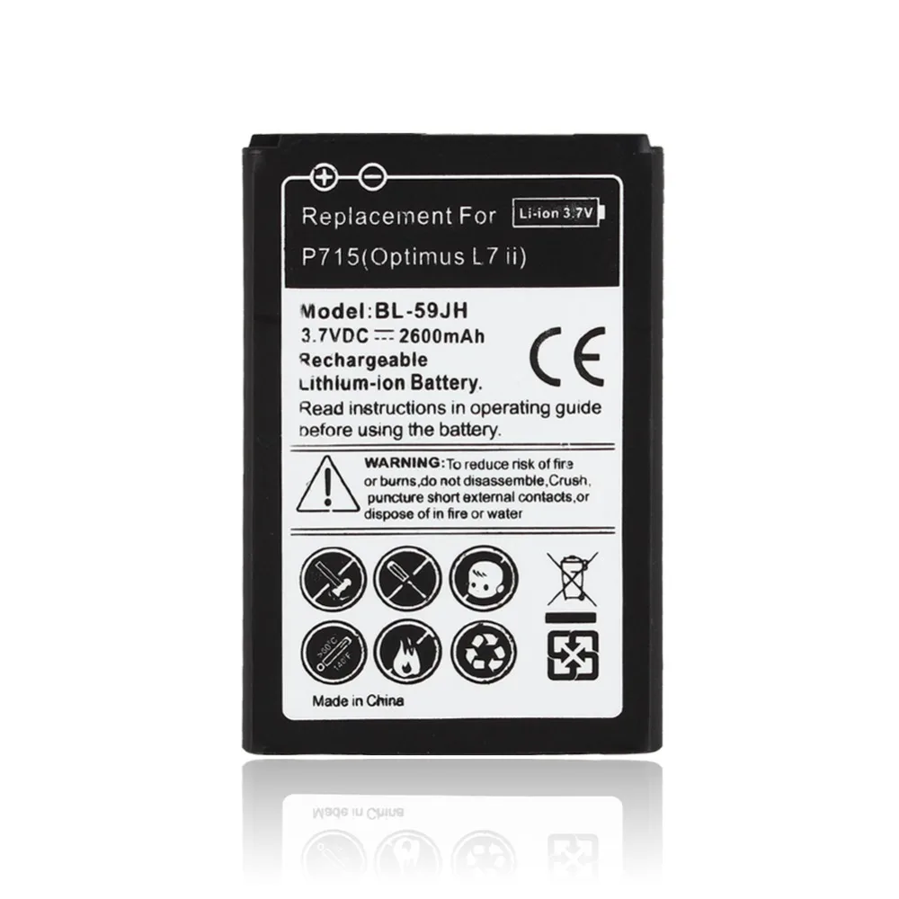 Аккумулятор для LG Optimus L7 II Dual P715 F5 F3 VS870 Ludid2 P703 BL59JH аккумулятор с зарядным