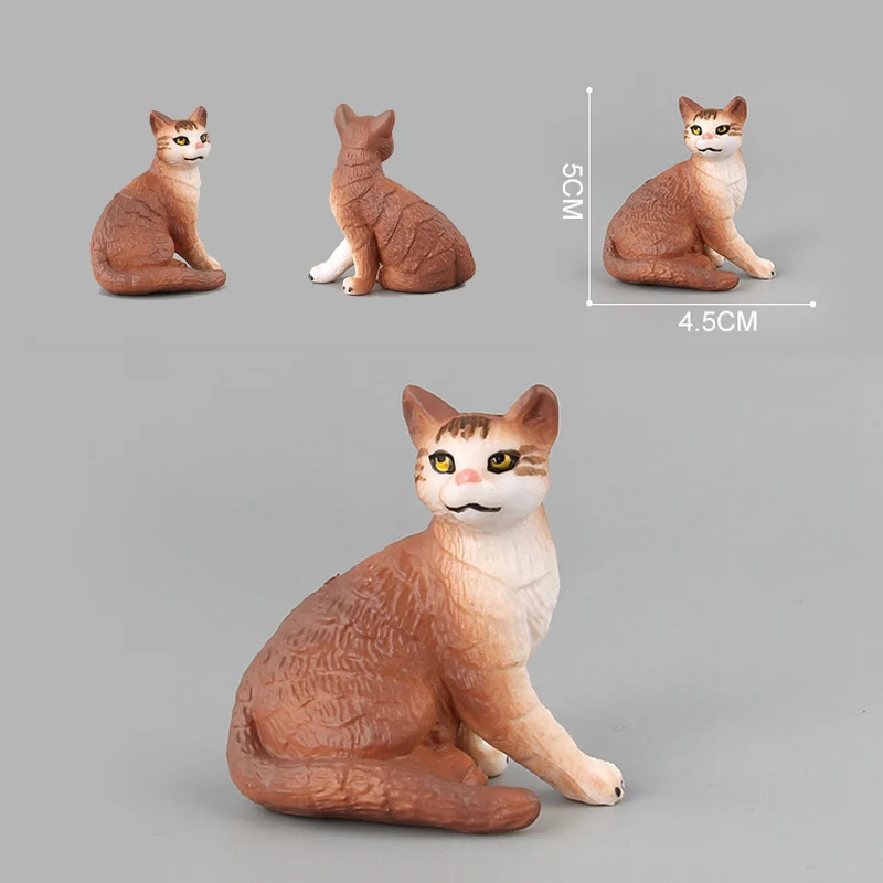 2 шт./лот Lantifer кошка и рисунком ленивый кот животных ПВХ Фигурки игрушки Чёрная