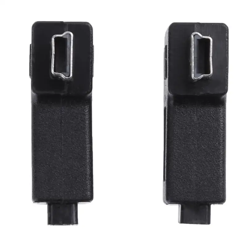 2 шт./компл. L образная мини usb мама к Micro USB папа 90 градусов правый левый угол