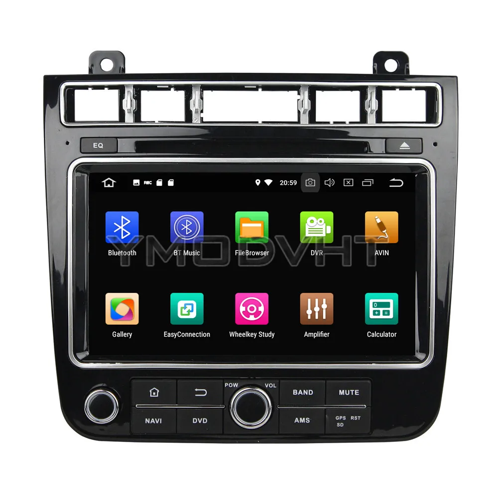 YMODVHT 8 дюймов Android 0 Восьмиядерный PX5 4 Гб ОЗУ 32 ПЗУ автомобильный DVD плеер Радио