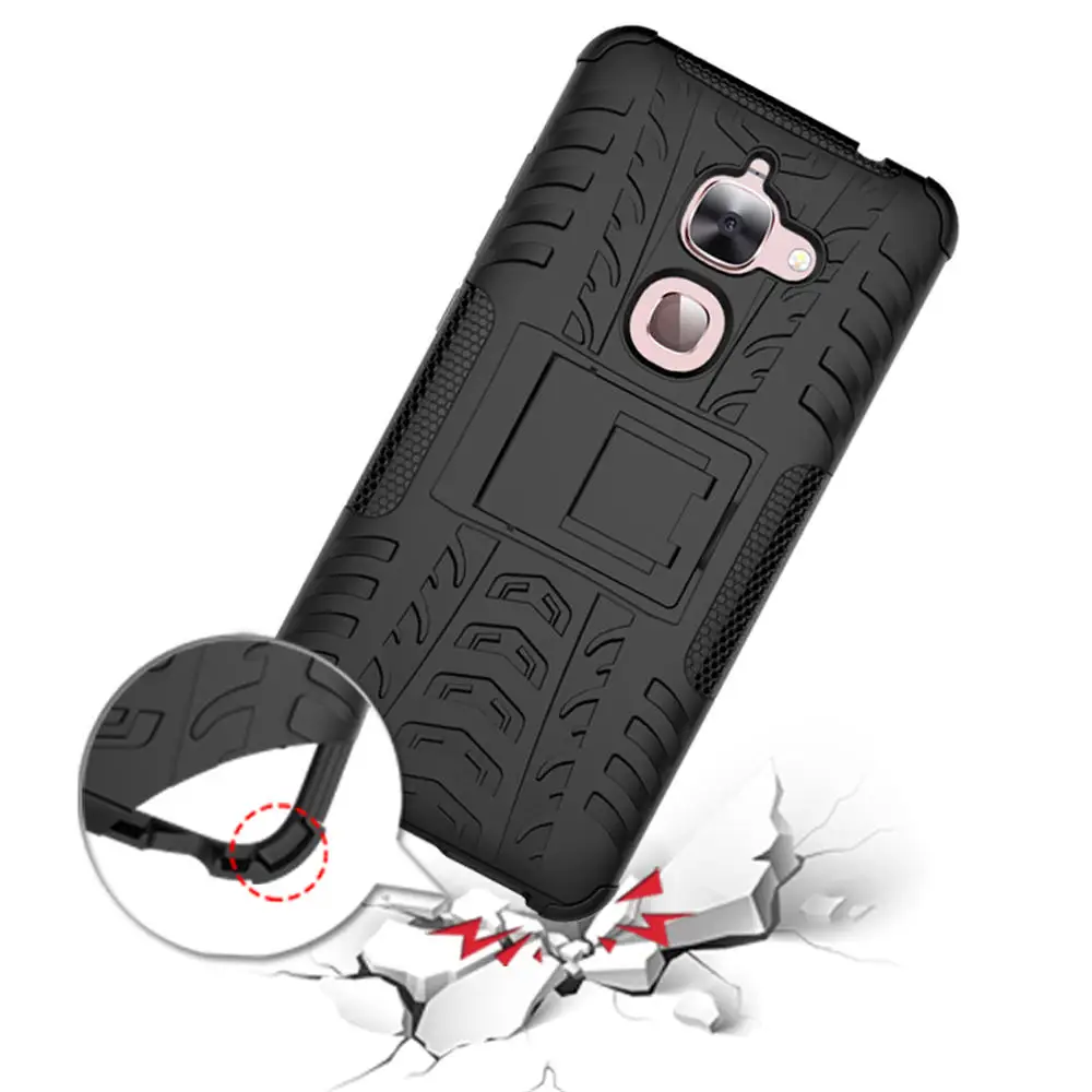 Hybrid Armor Cases For LeEco Le S3 2016 32GB X522 TPU Silicone Heavy Duty Covers Dual SIM Full Housing |