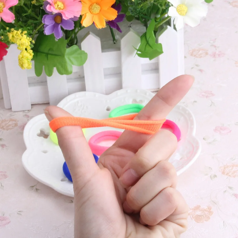 Горячая Распродажа 90 шт./упак. Новая эластичная повязка на голову милые