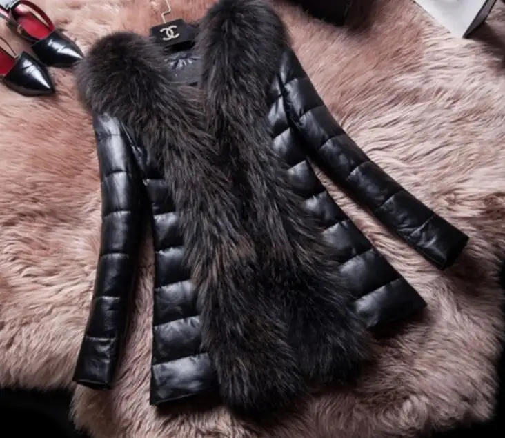 S 6XL Горячая/Весенняя женская новая мода высокая имитация длинный Лисий Мех