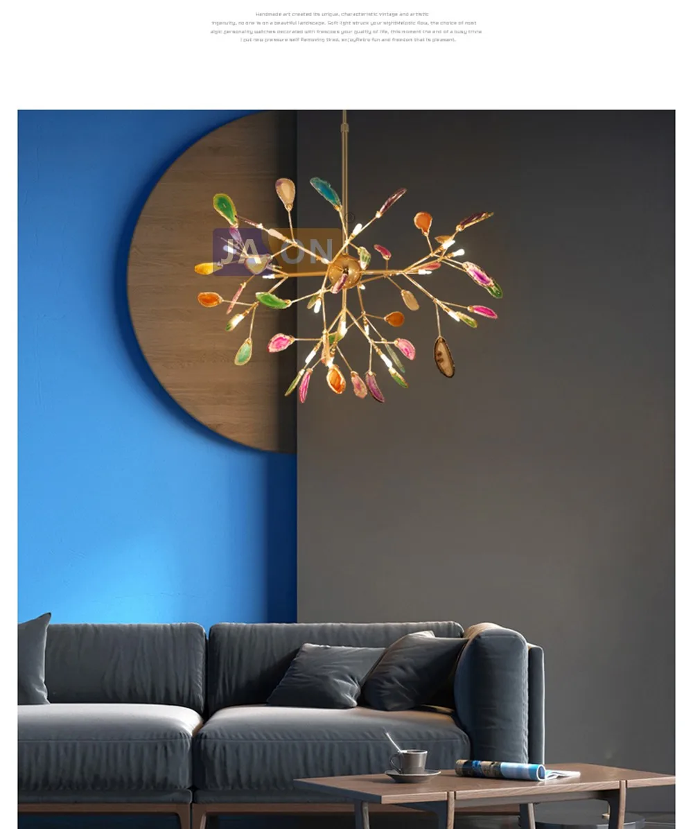 g4 led Нордик Железные Агат Сакура Firefly Светодиодные Лампы.Светодиодные Светильники Люстры Подвесные.Светильники Подвесные Светильники.Светильник Подвесной Светильник.Освещение Для Столовой,Фойе и Спальни